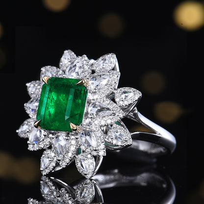 Natural Emerald Ring - Style G