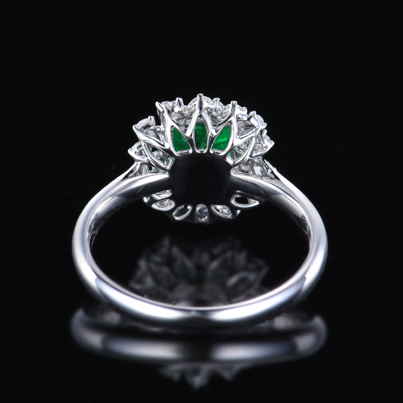 Natural Emerald Ring - Style H