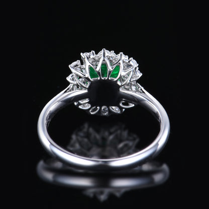 Natural Emerald Ring - Style H