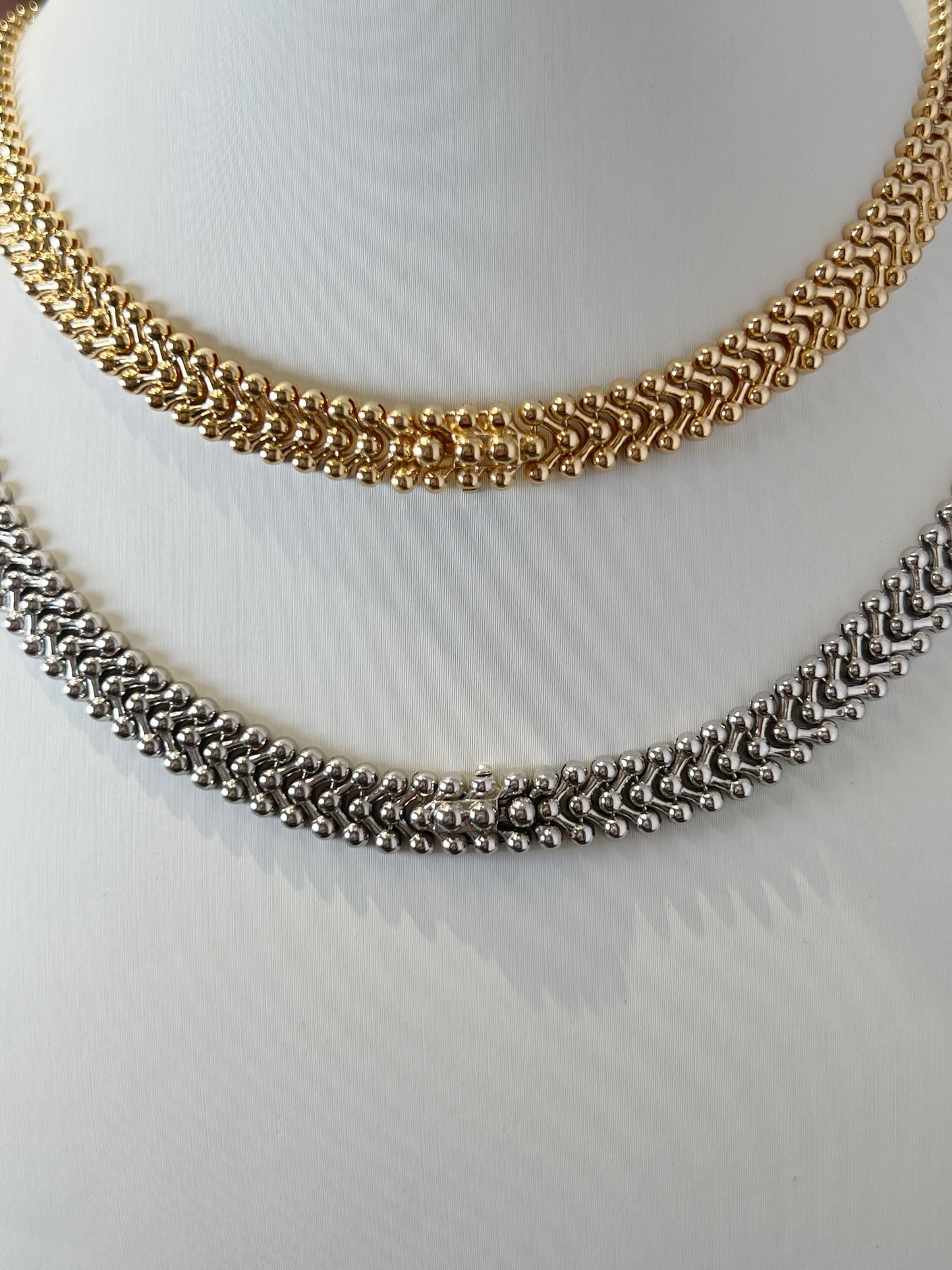 18k gold  choker chain