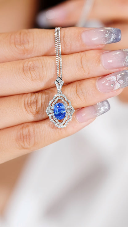 Sapphire Pendant - Style B