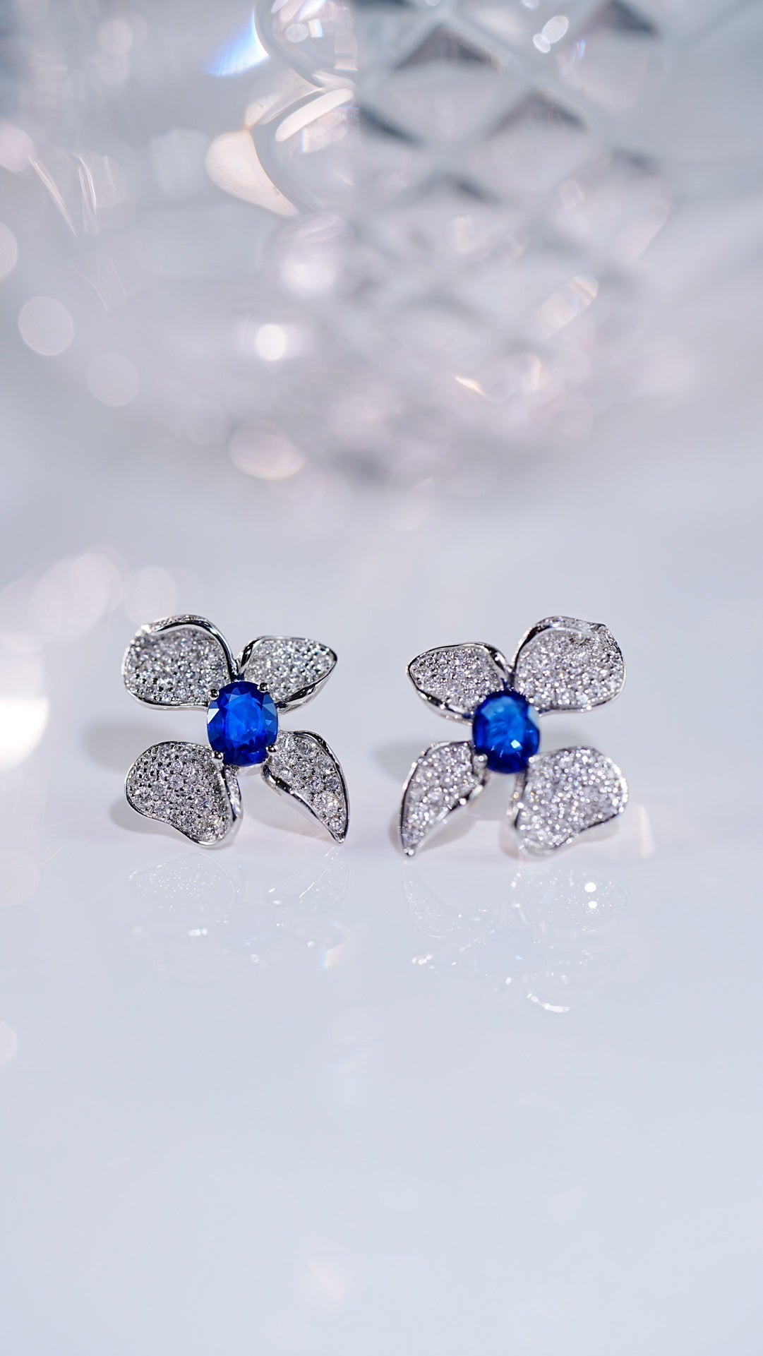 Sapphire Stud earrings - Style B