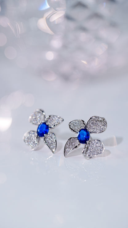 Sapphire Stud earrings - Style B