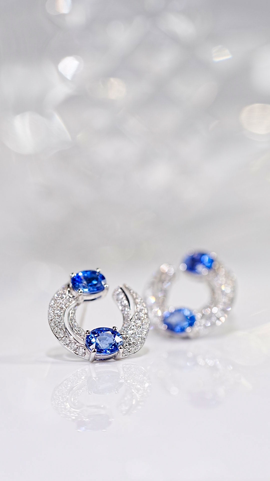 Sapphire Stud earrings - Style E