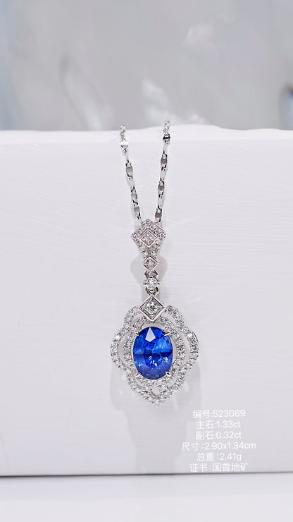 Sapphire pendant