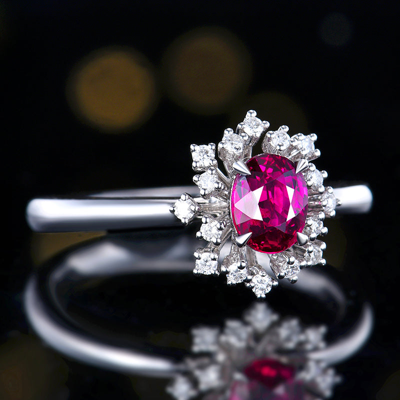 Mozambique Natural unburned Ruby Ring - Style C