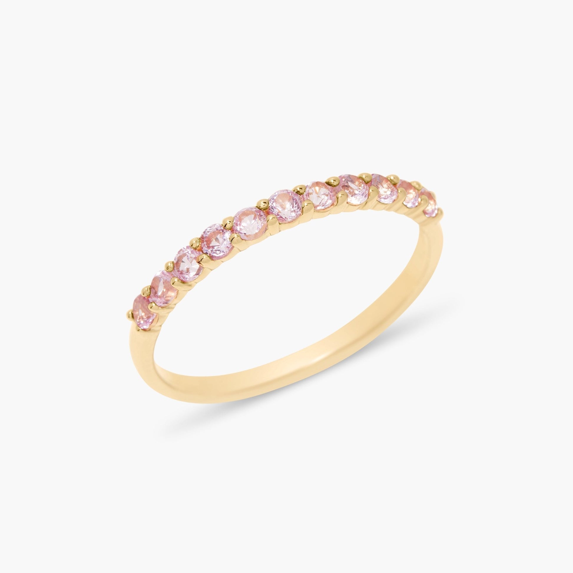 Zara Vermeil Birthstone Ring - Lotus Diamond