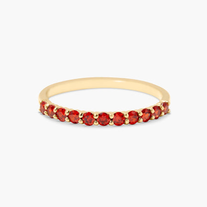 Zara Vermeil Birthstone Ring - Lotus Diamond