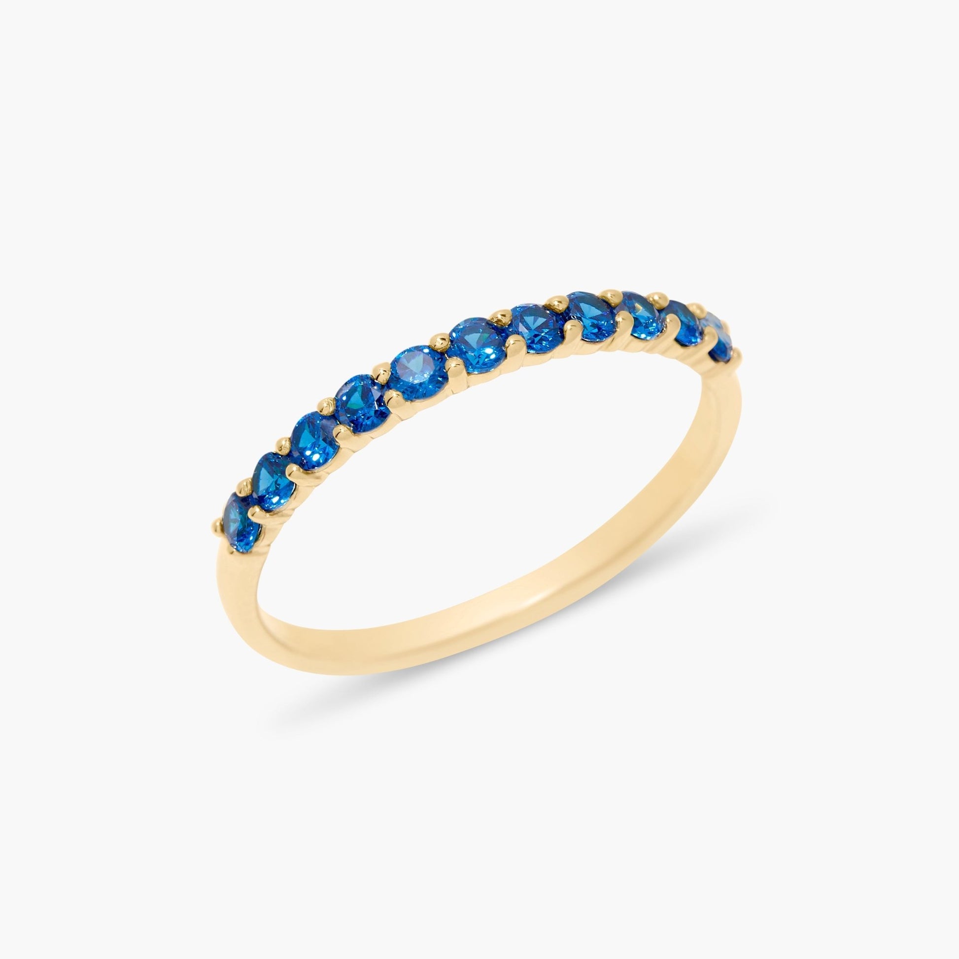 Zara Vermeil Birthstone Ring - Lotus Diamond