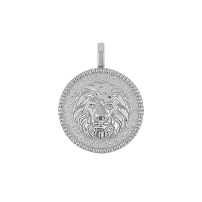 Zodiac Coin Medallion Charm - Lotus Diamond