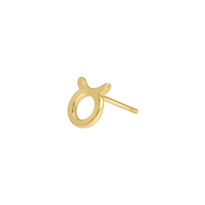 Zodiac Stud Earrings - Lotus Diamond